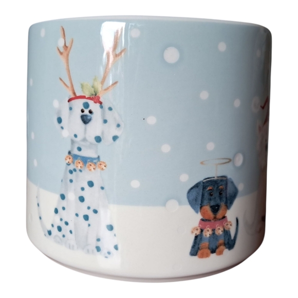 Pier 1 Imports Coffee Mug Holiday And Dog Theme 18 Oz - Picture 2 of 5